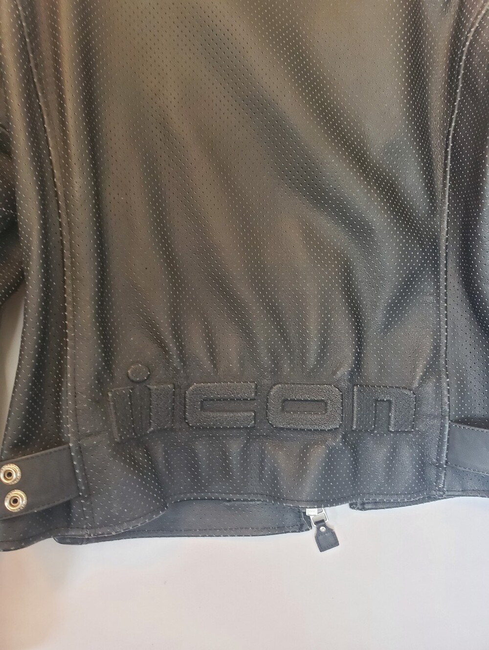 Icon Pursuit Asphalt Technologies Womens XL Motorcycle Jacket Reflective Stripes - Picture 12 of 16